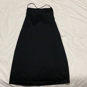 LBD with lace up back NWT